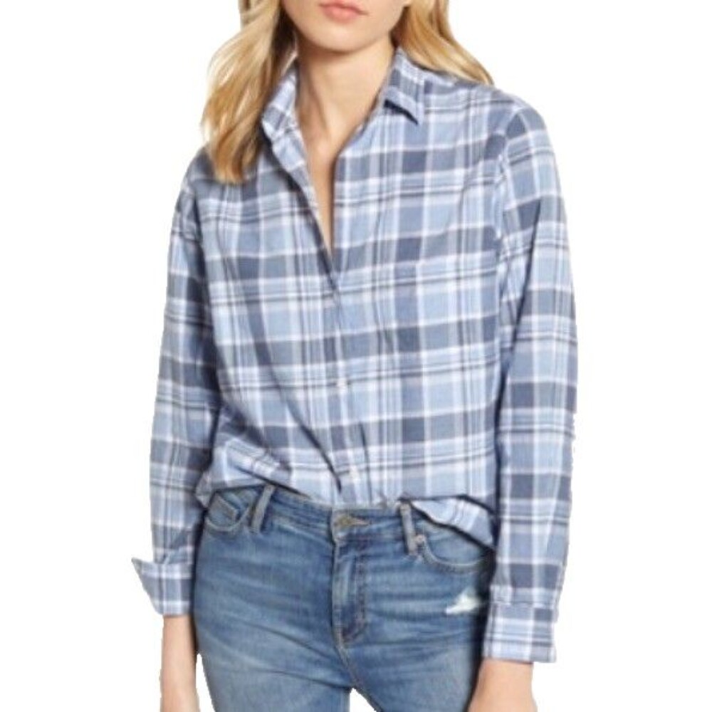 Grayson by Frank & Eileen The Hero Shirt | Blue Plaid | Button Up | Size 01/ XS